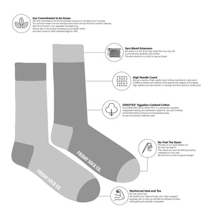 Men's Midcalf Socks - Real Estate