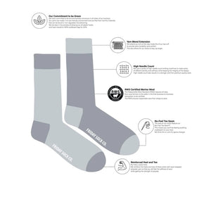 Men's Merino Socks - Deer