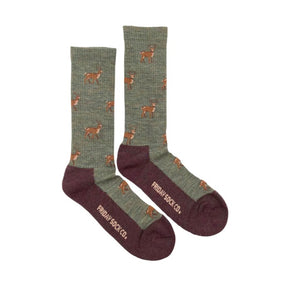 Men's Merino Socks - Deer