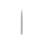 Load image into Gallery viewer, Single - Spiral Metallic Danish Taper Candle 12&quot;
