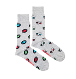 Load image into Gallery viewer, Men&#39;s Midcalf Socks - Record &amp; Headphones
