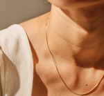 Load image into Gallery viewer, Demi-Fine Necklace - Gold Mini Curb
