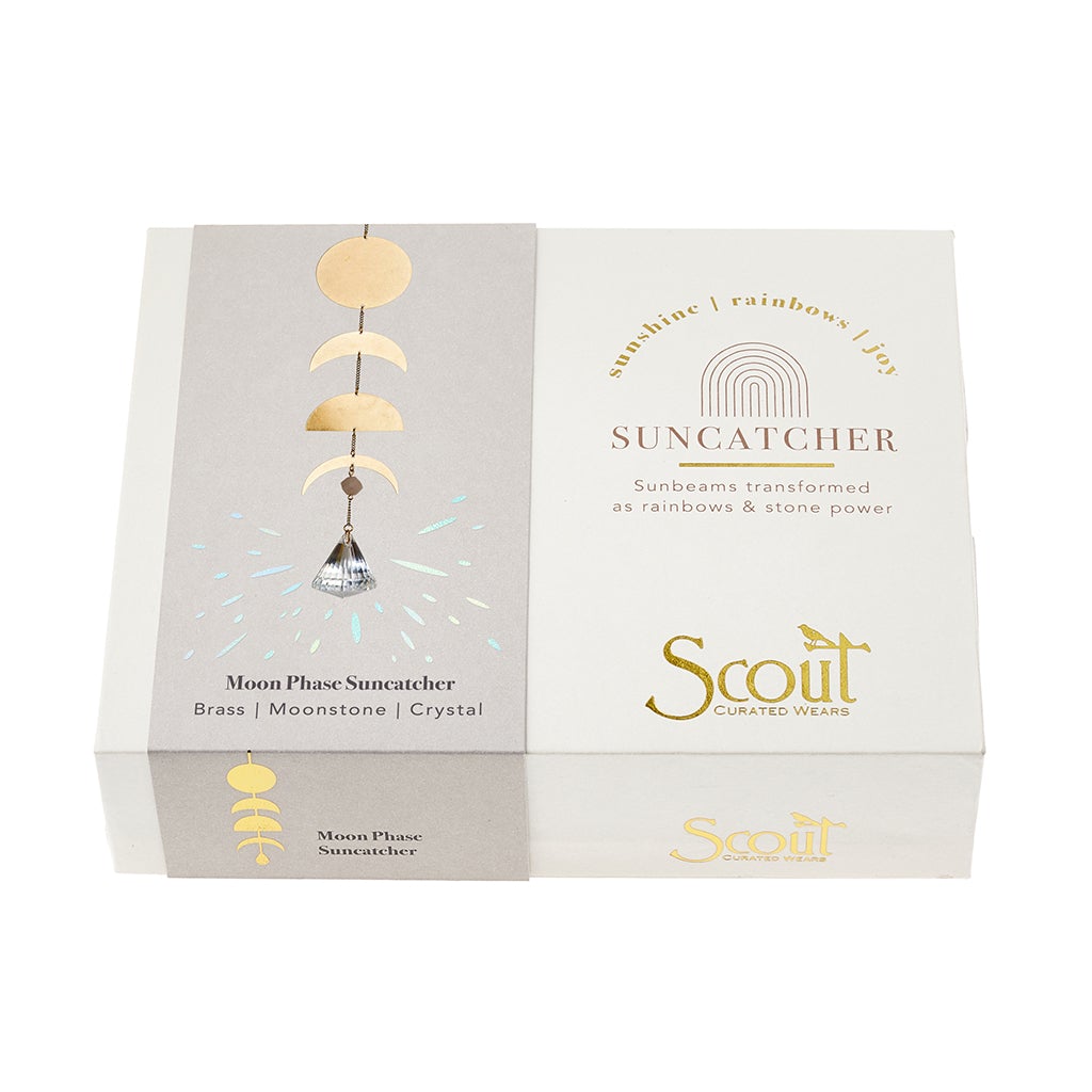 Scout Suncatcher - Moon Phase | Moonstone