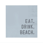 Load image into Gallery viewer, Cocktail Napkin - Eat. Drink. Beach.
