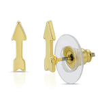 Load image into Gallery viewer, Earrings - Gold Arrow Studs
