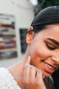 Earrings - Silver Heart Studs