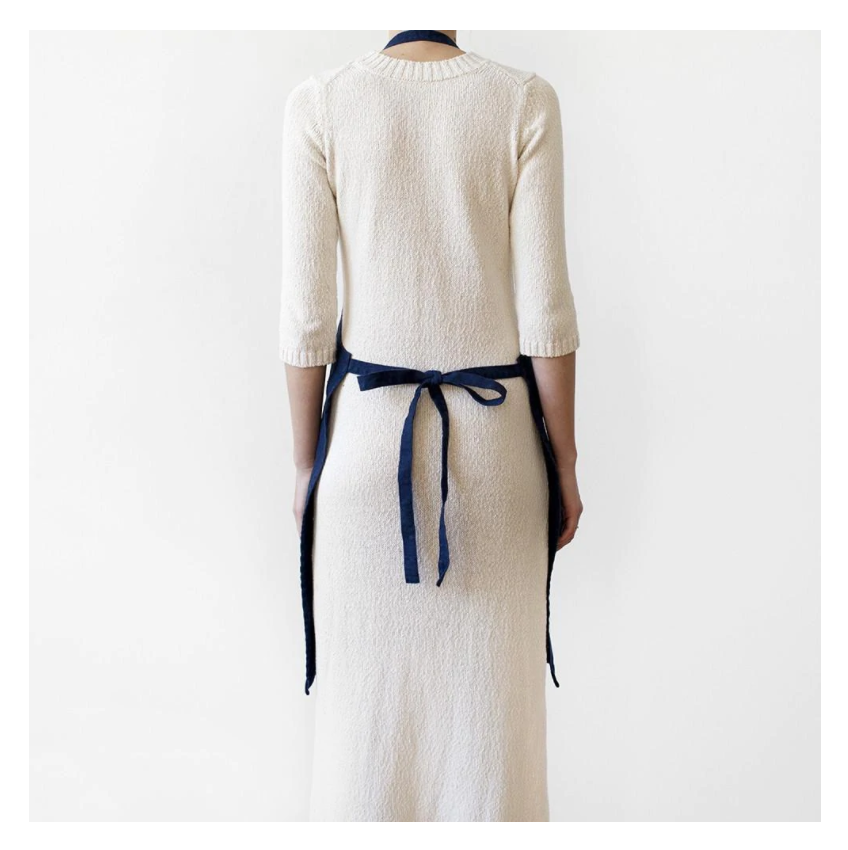 Daily Apron - Navy Washed Linen
