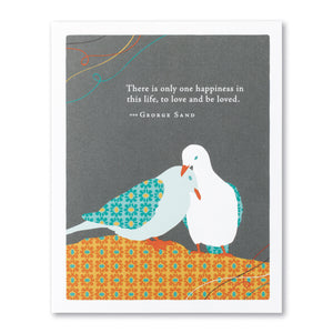 Anniversary Card - One Happiness in Life