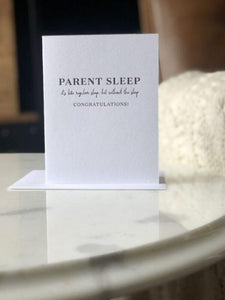 W&C Cards - Parent Sleep