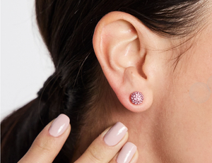 H&B Sparkle Ball™ Stud Earrings - Peony LE