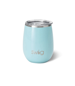 Swig - 14oz Wine Tumbler Aquamarine Shimmer