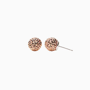 H&B Sparkle Ball™ Stud Earrings - Gilded Rose Gold HOLIDAY '21