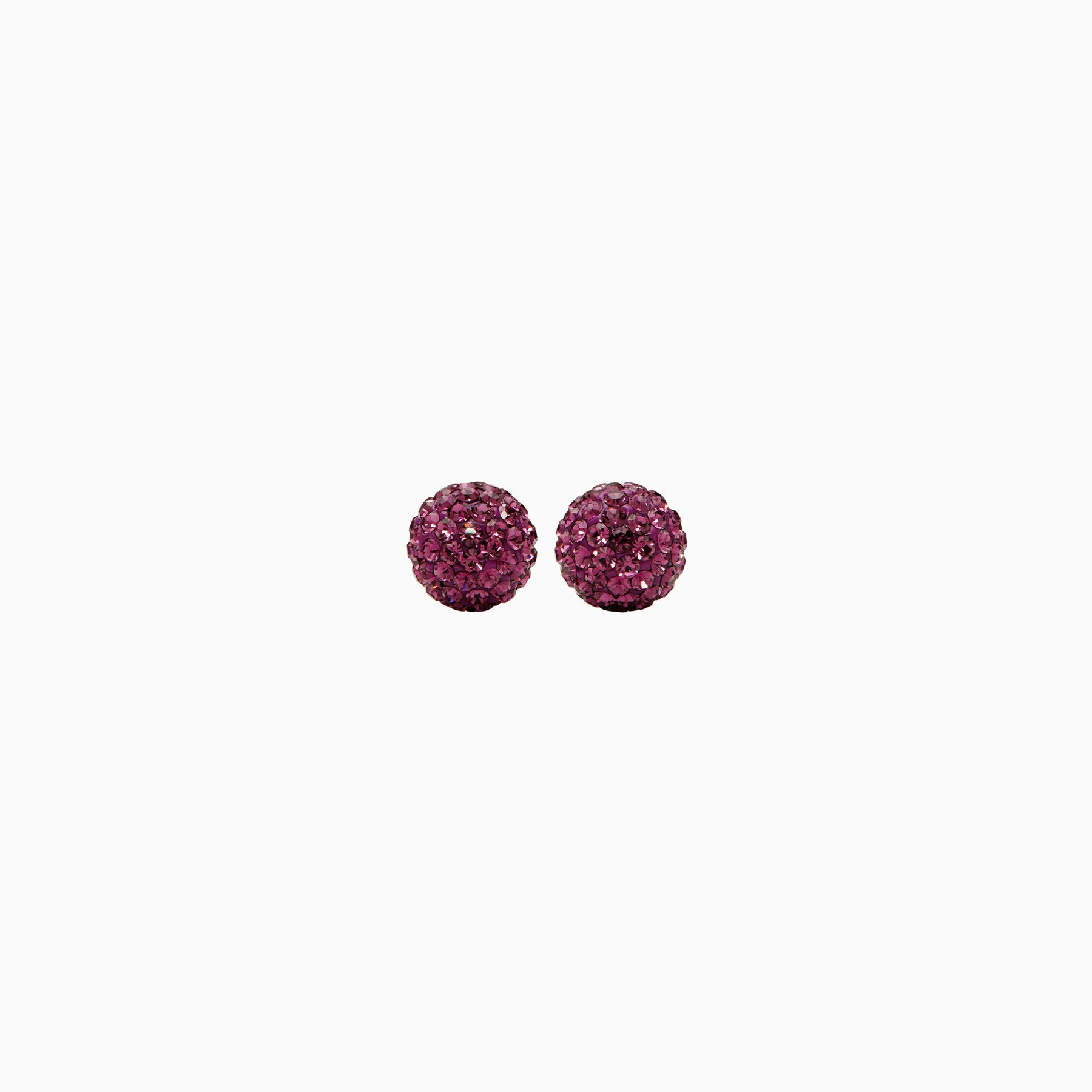 H&B Sparkle Ball™ Stud Earrings - Purple Velvet HOLIDAY '21