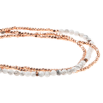 Load image into Gallery viewer, Scout Bracelet - Delicate Howlite | Rose Gold
