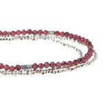 Load image into Gallery viewer, Scout Bracelet - Delicate Garnet | Silver
