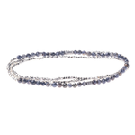 Load image into Gallery viewer, Scout Bracelet - Delicate Iolite Sunstone | Silver
