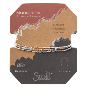 Scout Bracelet - Delicate Moonstone | Silver