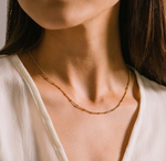 Load image into Gallery viewer, Demi-Fine Necklace - Gold Satellite
