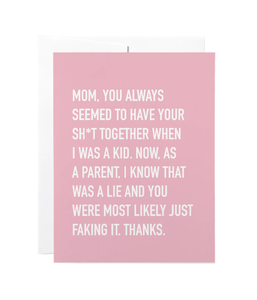 Classy Cards - Sh*t Together Mom