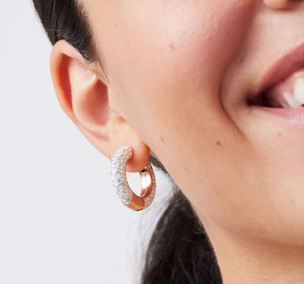H&B Sparkle Hoops - Snowflake LE