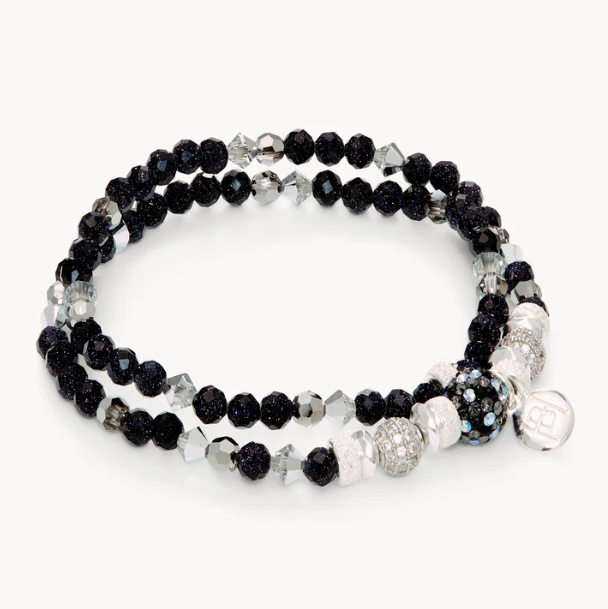 H&B Bracelet - Sparkle Ball™ Double Wrap Starlight LE