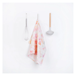 Load image into Gallery viewer, Tea Towel - Floral Washed Linen
