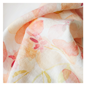 Tea Towel - Floral Washed Linen