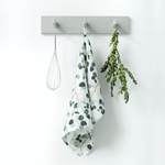 Load image into Gallery viewer, Tea Towel - Eucalyptus on White Linen
