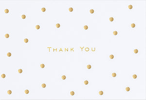 Boxed Card Set -  Thank you (Gold) s/14