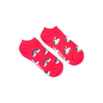 Load image into Gallery viewer, Women&#39;s Ankle Socks - Unicorn &amp; Rainbow
