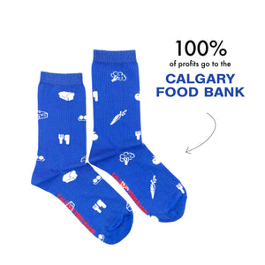 Women's Crew Socks - Calgary Food Bank