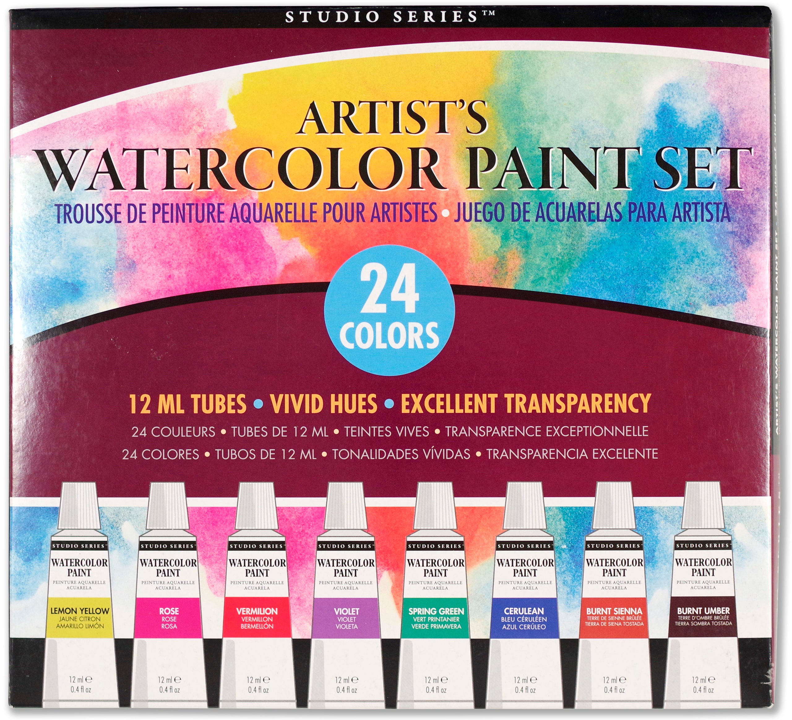 Studio Series - Watercolor Paint Set s/24
