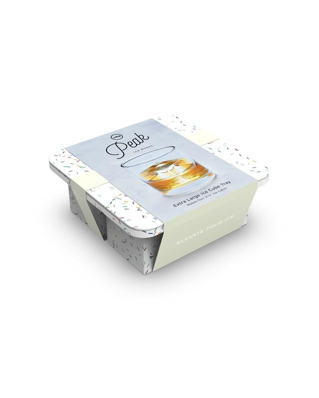 W&P Design Ice Tray - Square Cube White Speckled