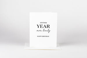W&C Cards - Another Year More Lovely