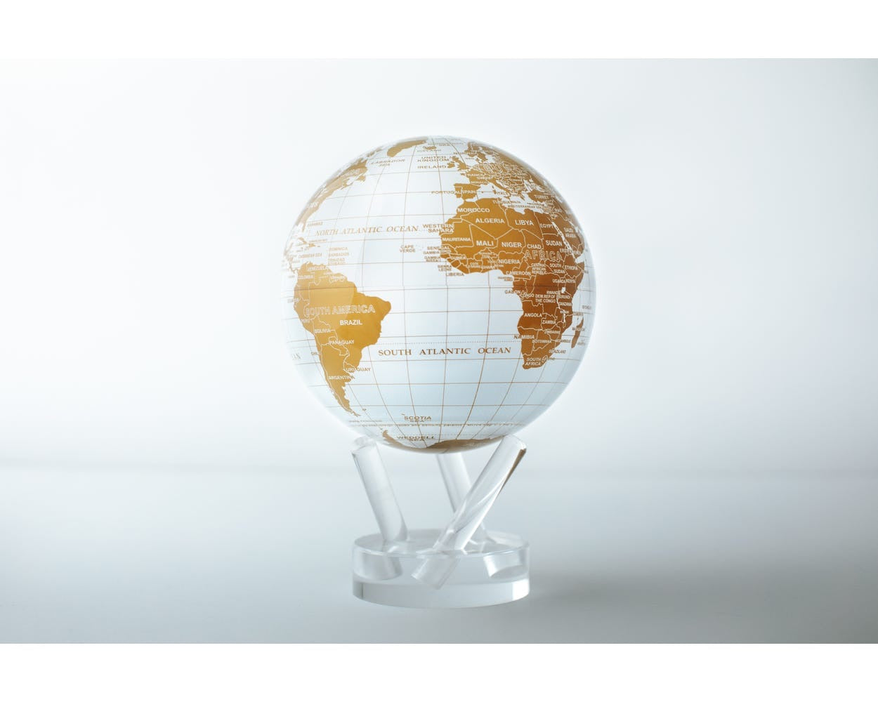 Mova Globe - White & Gold