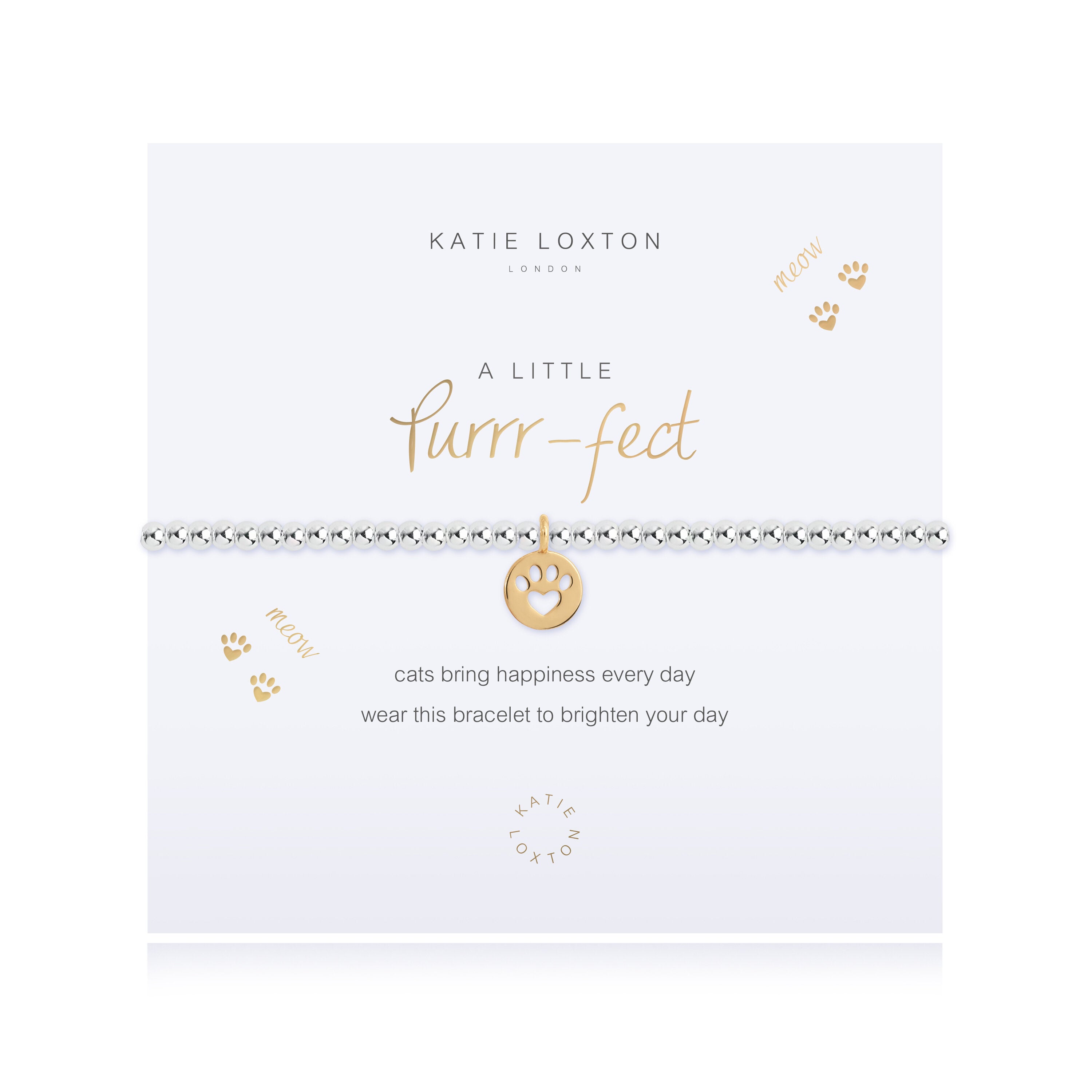 Katie Loxton Bracelet - Purrrfect