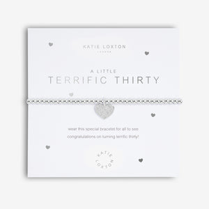 Katie Loxton Bracelet - Terrific Thirty (Slvr)