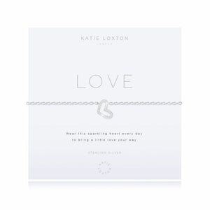 Katie Loxton Bracelet - Love (Sterling)